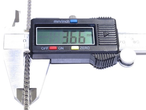 Cadena de 61,0 gramos de plata estilo Franco .925 para hombre 3,66 mm 36,10 pulgadas  - Imagen 6 de 7