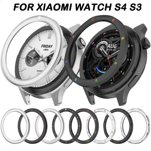 Stainless Steel Watch Case Cover Watch Bezel Shell for Xiaomi Watch S4 S3