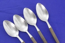 4  Ekco Eterna Canoe Muffin  TEASPOONS   Stainless Japan