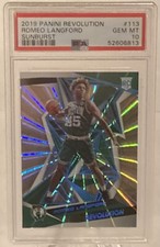 2019 Romeo Langford RC Rookie /75 Sunburst PSA 10 Panini revolution Pop 2