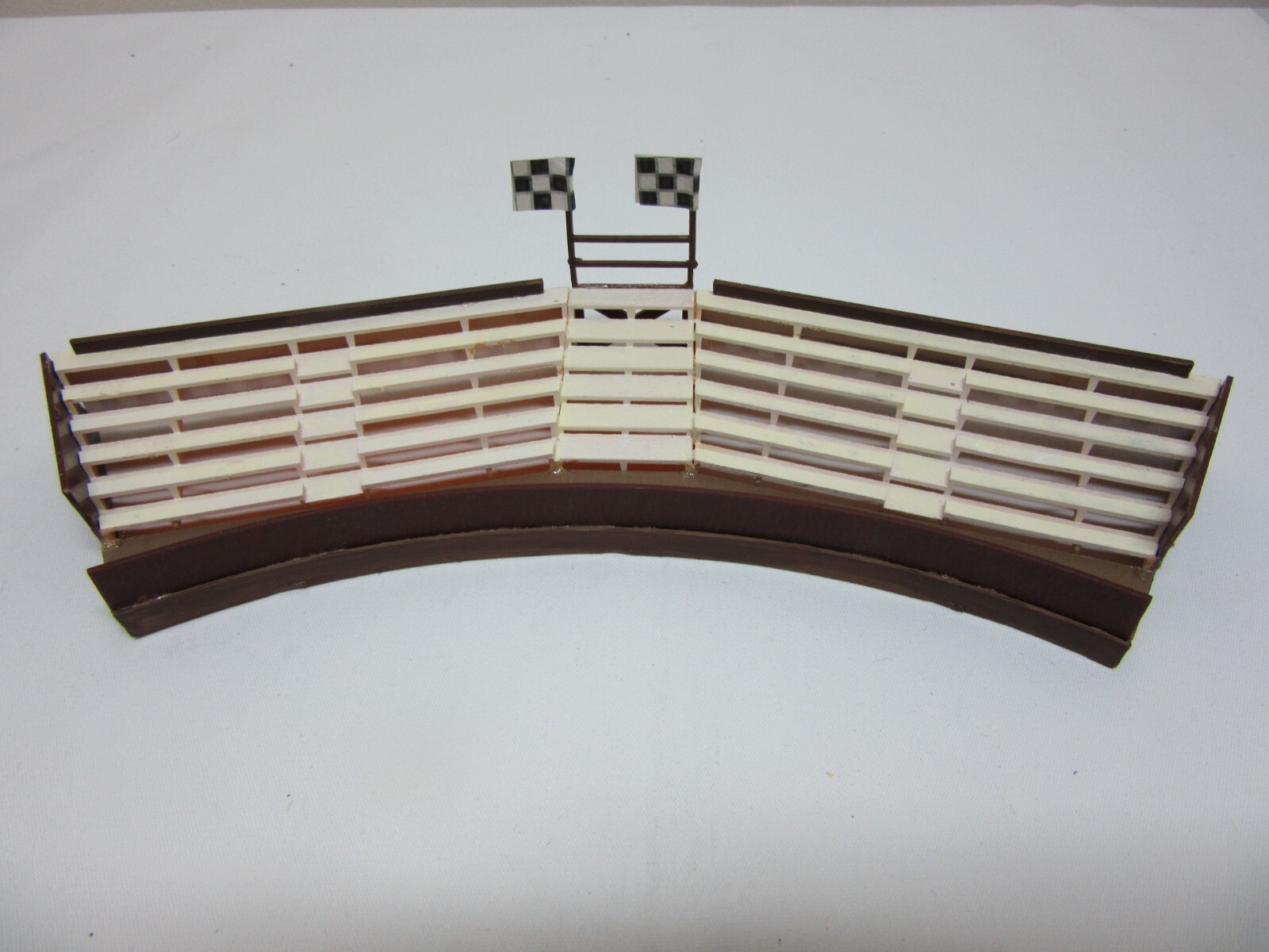 Aurora Model Motoring Slot Car Curved Grandstand Bleachers Built HO eBay