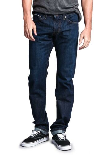 Men's Made in USA Straight Fit Denim Premium Selvedge Jeans Pants -M527SV-B1D7 - Picture 15 of 40