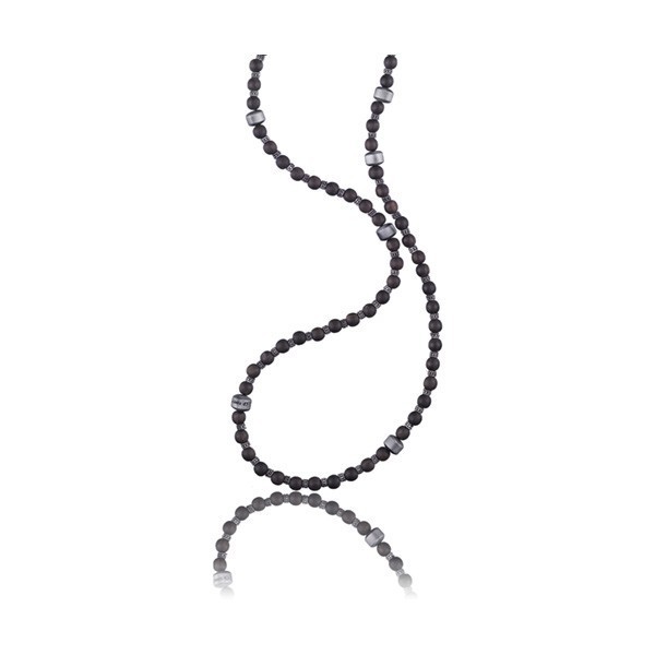 Collier en argent pour homme 80 cm, longue chaîne sautoir argenté et bijou original unique