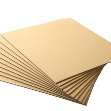 Corrugated Cardboard Sheets 8.5 x 11 Inch Flat Cardboard Sheets Craft Thick C...