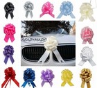 READY-MADE WEDDING CAR DECORATION 8 MTRS RIBBON + 1,  3 OR 5 LARGE BOWS prom
