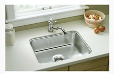 Sterling McAllister single basin stainless steel kitchen sink 