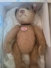 STEIFF DANBURY MINT 2016 TEDDY BEAR - Beige - 28CMS - TAGS CERTIFICATE 477