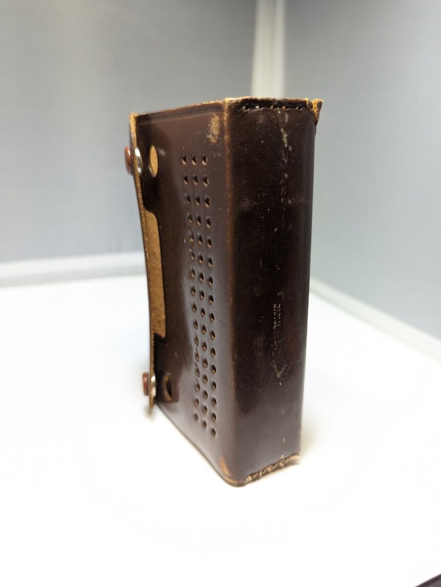 Original Penney's Leather Covered Six Transistor Radio Model Original Penney's Leather Covered Six Transistor Radio Model