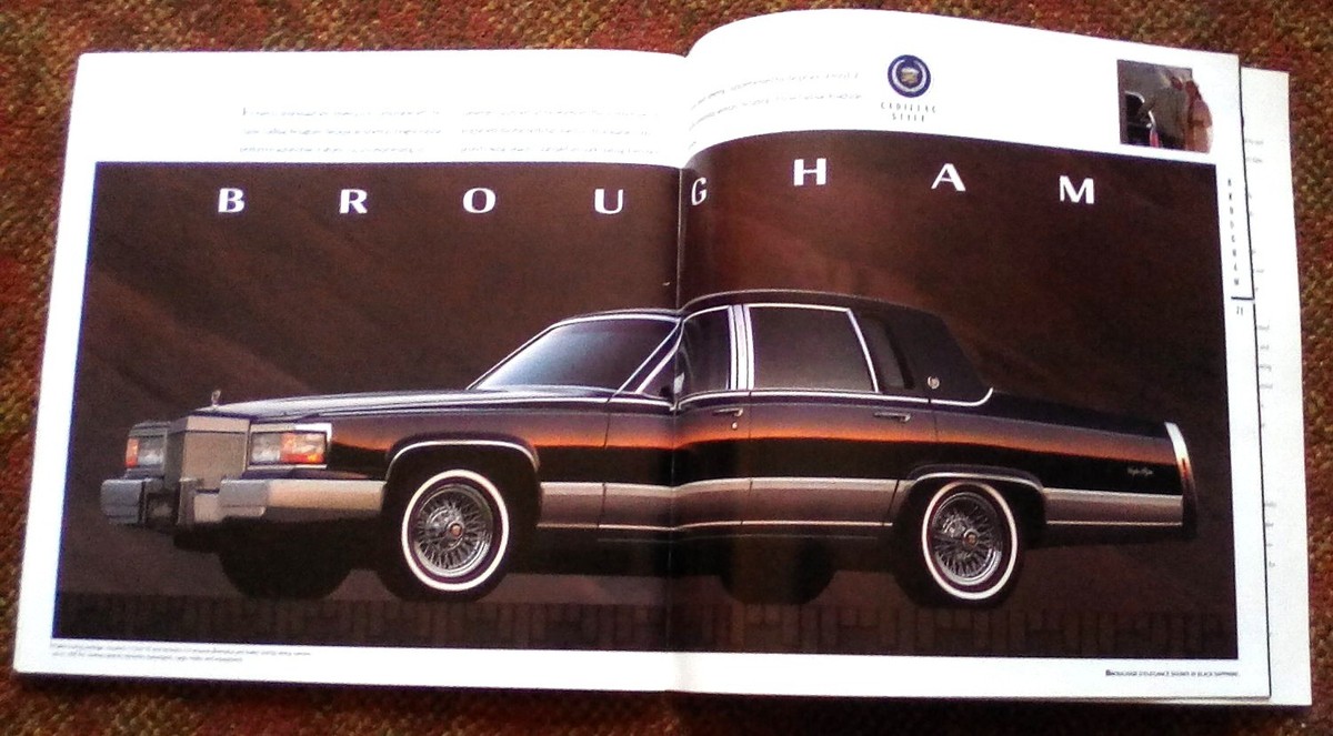 1992 Cadillac Sales Brochure DeVille Fleetwood Allante Eldorado