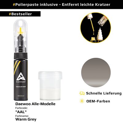 Touch Up Paint Pen For Daewoo All Models Code: AAL Warm Grey