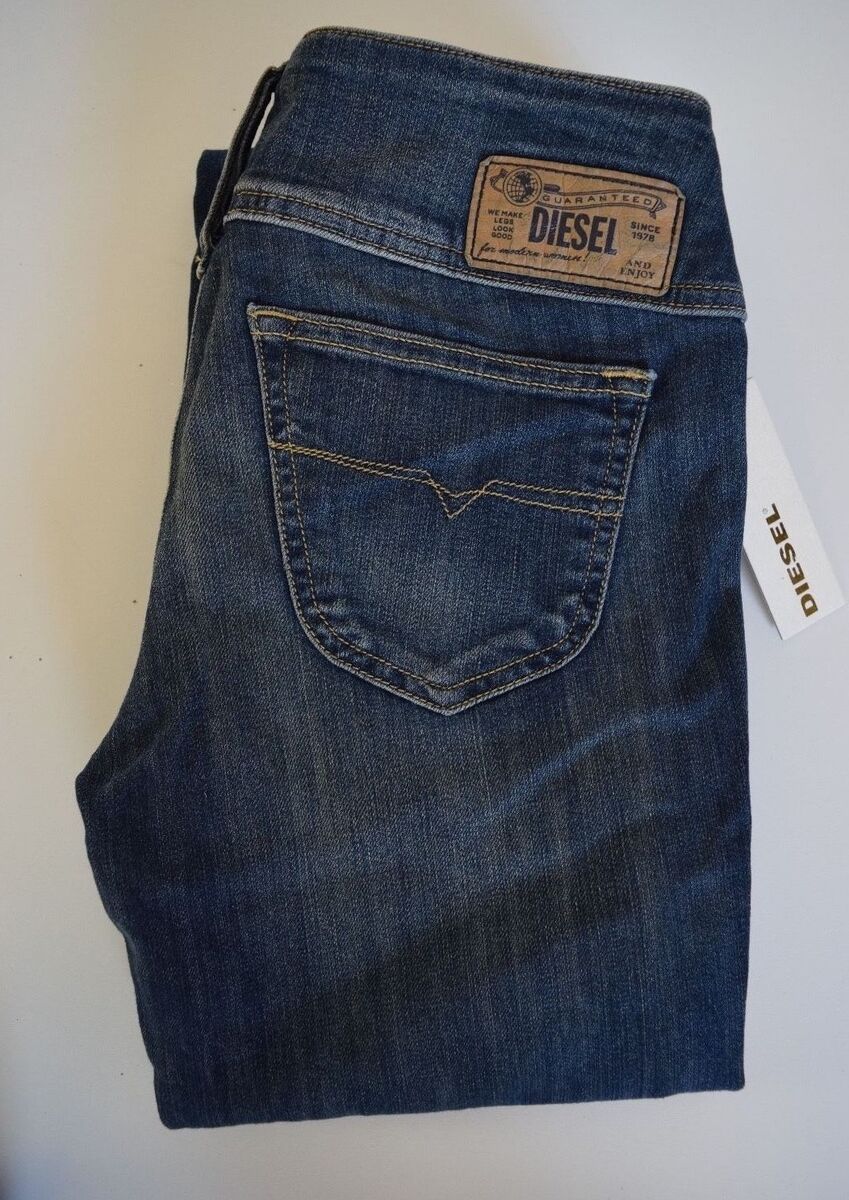 NEW $170 DIESEL CHEROCK Slim Bootcut Jean Woman SZ 26 X 32 NEW $170 DIESEL CHEROCK Slim Bootcut Jean Woman SZ 26 X 32