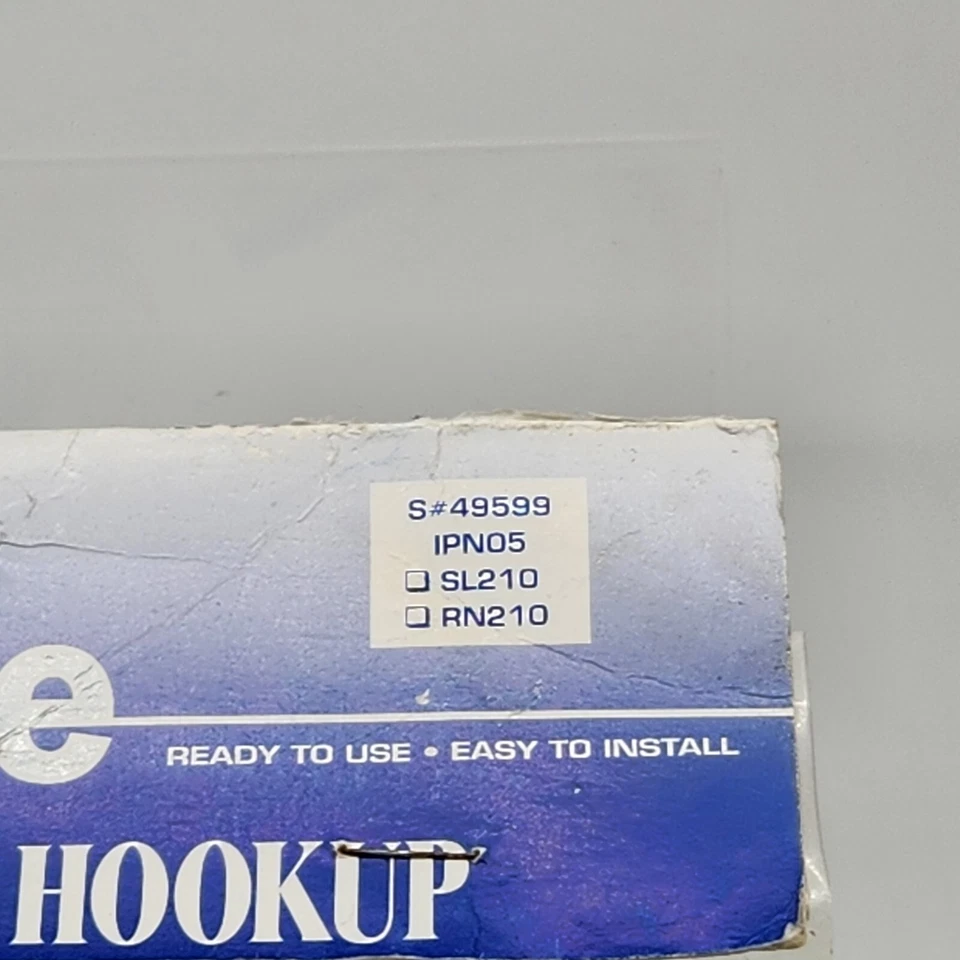 Línea de conexión para máquina de hielo sin plomo S#49599 5' 1/4c x 1/4c poli trenzado por NADA Foto 3 de 4