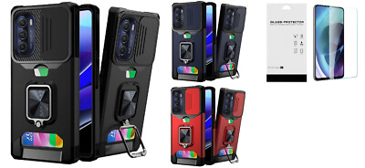 FOR Motorola Moto G Stylus 5G 2022 XT2215DL Multi-Functional Case Cover + TG