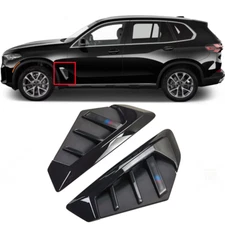 Replace Glossy Black Side Fender Vent Cover For BMW X5 G05 LCI M Sport 2024-2025