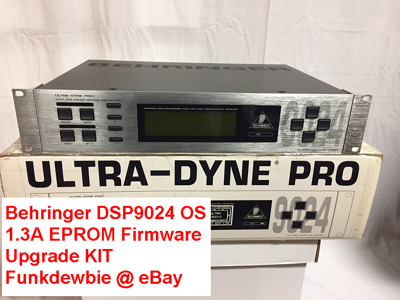 Kit Aggiornamento EPROM Firmware 1.3A Per Behringer DSP9024 Virtualizer Pro