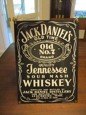 1999 Jack Daniel's Old Time Old No.7 Lynchburg Tenn. Whiskey Andy Rooney sign