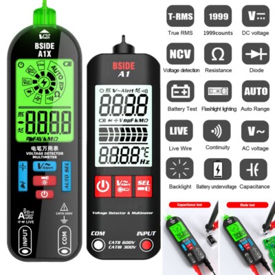 Digital Multimeter Voltmeter BSIDE AC DC Ammeter Ohmmeter Volt Meter Tester Ohm