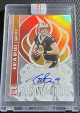 2023 Drew Brees / Derek Carr Saints 2/25 Donruss Elite Passing Torch Auto #PTT22
