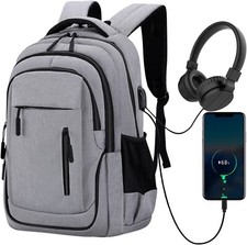 School Bags Laptop Backpack 17.3 inch Water Resistant College School Business AU
