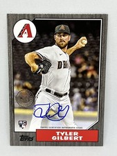 2022 Topps Update 1987 Black Tyler Gilbert RC Auto /199 Diamondbacks #87BA-TG