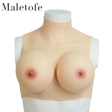 Crossdresser Silicone Breast Form Plate Fake Boobs Huge Boobs H S X  Cup