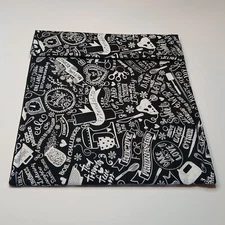 Handmade Microwave Baked Potato Bag Black And White Print Design Cotton Blend