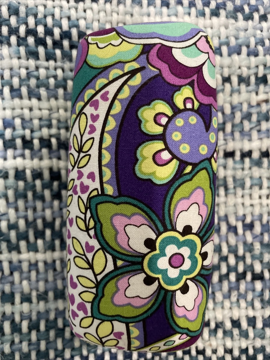4 Vtg Vera Bradley Floral Hard Eyeglass Cases in Pink, Navy, Cream, black Vera Bradley Hard Case for Sunglasses or Eyeglasses Floral  main image 4