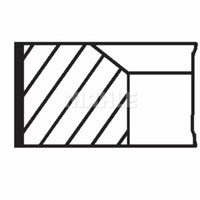 Kolbenringsatz Mahle 081 RS 00116 0N0