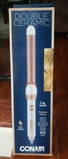 Conair Double Ceramic Curling WAND, 1 Inch 1" White Rose Gold Waves 400F