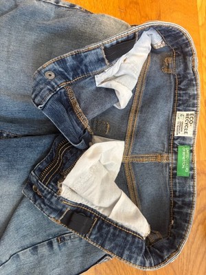 United Colors of Benetton Jungen Jeansshorts - mittelblau - verstellbare Taille