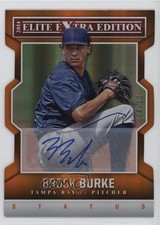 2014 Panini Elite Extra Edition 4/10 Brock Burke #62 Auto 4pn