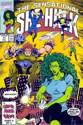 Sensational She-Hulk (1989) #  17 (7.0-FVF) Howard the Duck 1990