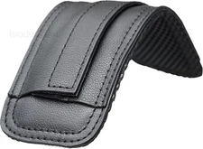 Full Grain Leather Shoulder Strap - Replacement Bag Straps for Black Pad
