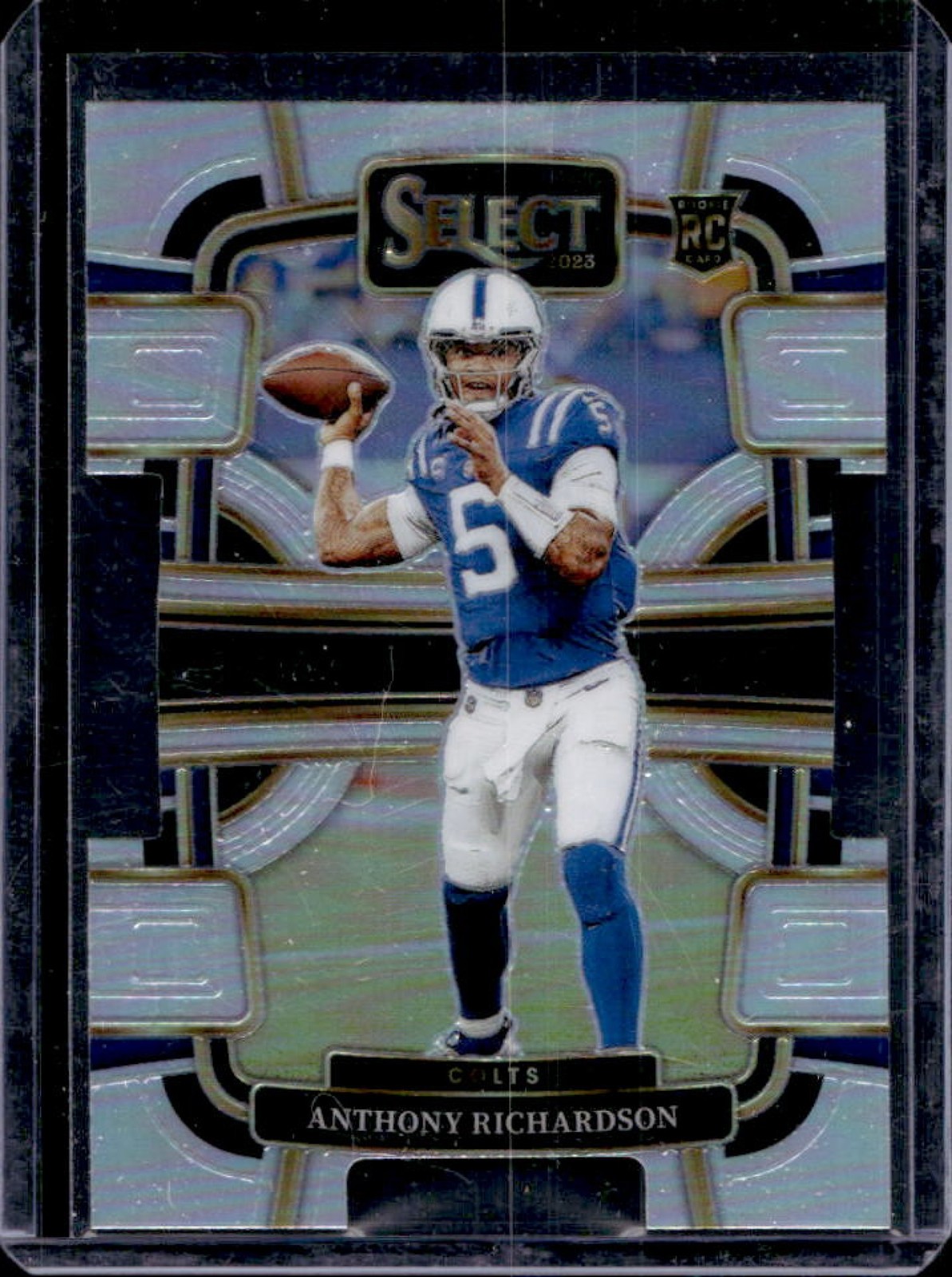 Anthony Richardson Panini Select #43 Die-Cut Silver