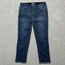 Democracy Jeans Women  s Size 6  Ab  solution High Rise Frayed Hem B1051XL8