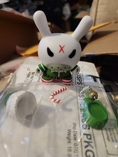 Kidrobot Kozik 2015 Holiday Grumpy Elf Dunny 3-Inch Figure New Beat Up Box 