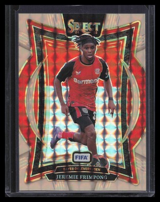 2024-25 Panini Select FIFA #30 Jeremie Frimpong Orange Fluorescent