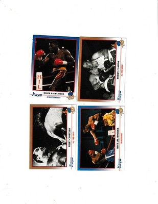 (4) Boxing Cards Mayweather Cassidy Costello Moorer All NM+ Combined Shipping 