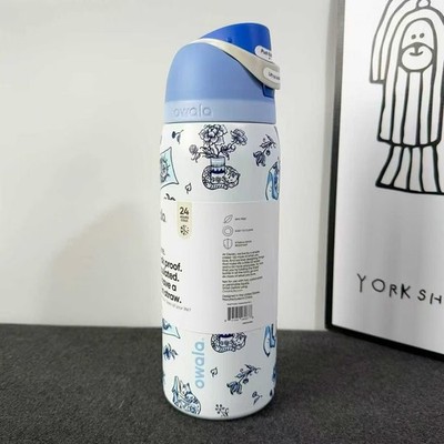 2026 New 32oz Delft Cat Water Bottle Owala URBAN OUTFITTERS