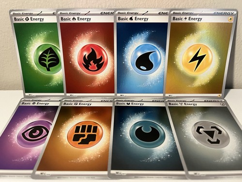 Complete Holo Energy Set Mega Evolution Pokemon TCG MEE