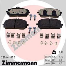 ZIMMERMANN Bremsbelagsatz, Scheibenbremse 22944.185.2 für MERCEDES-BENZ