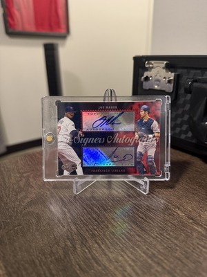 2006 Topps Co-Signers - Dual Autographs Joe Mauer, Francisco Liriano #CS-42