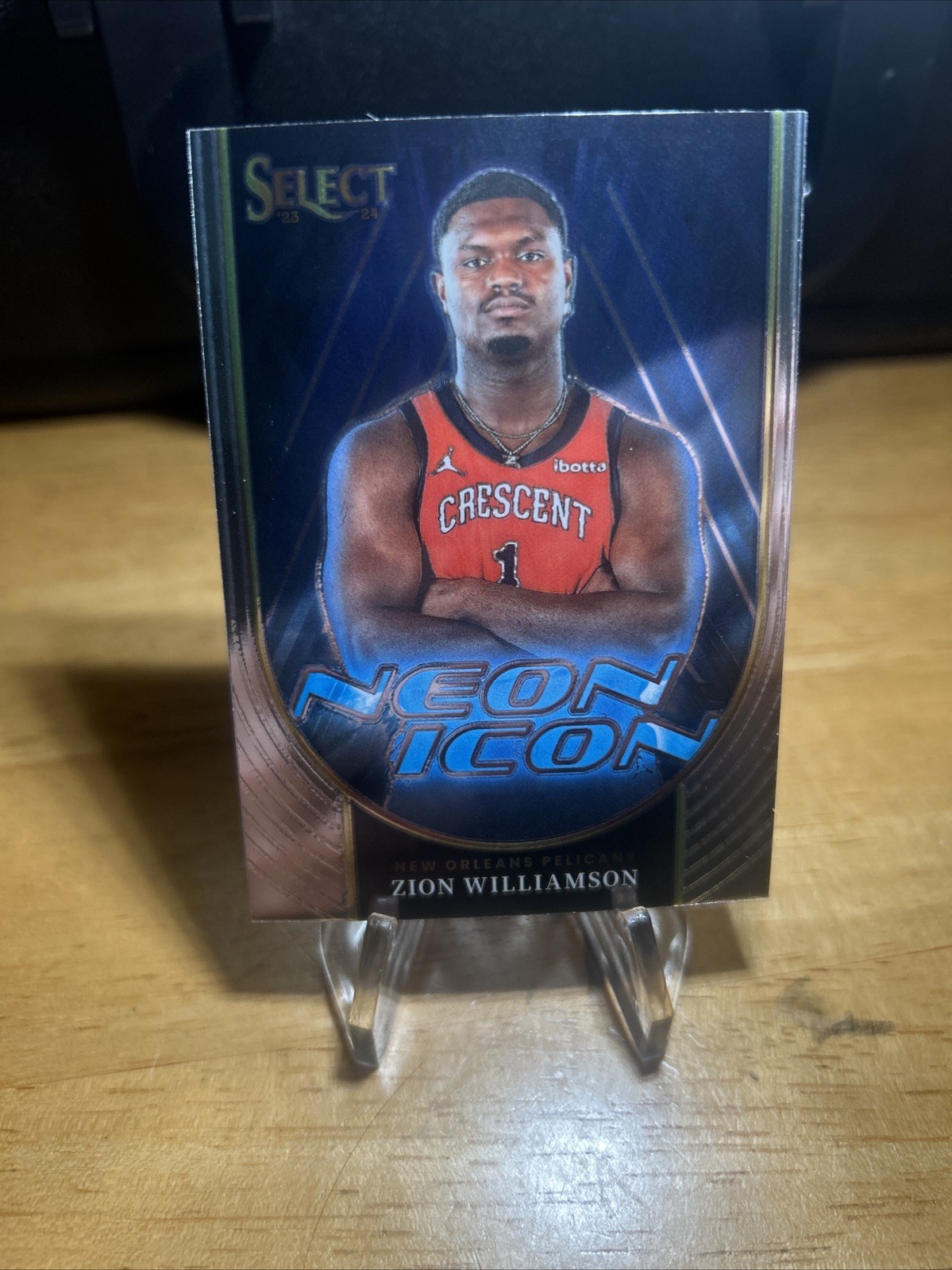 Zion Williamson 2023-24 Panini Select Neon Icon #10
