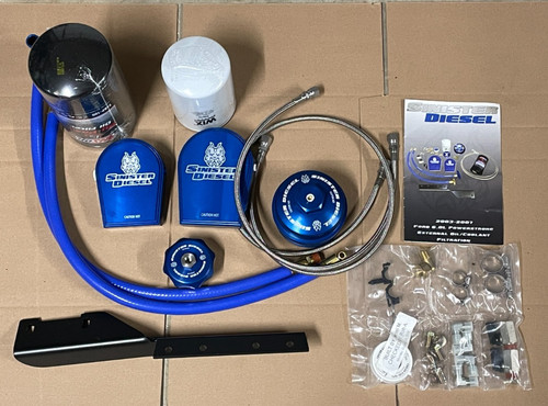 Sinister Diesel Oil Filter & Coolant Filtration System for Ford Powerstroke 6.0L
