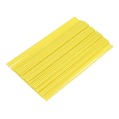 3D Pen Printer Filament Refill, Yellow PCL Eco-Filament Strands Pack of 100