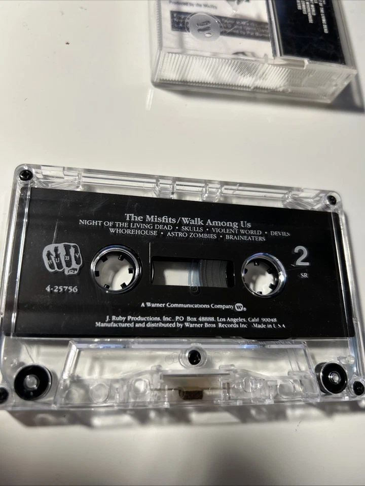 Misfits Walk Among Us Cassette Tape 1982 Ruby Records U.S. 1st Pressing Danzig - Image 4 of 4
