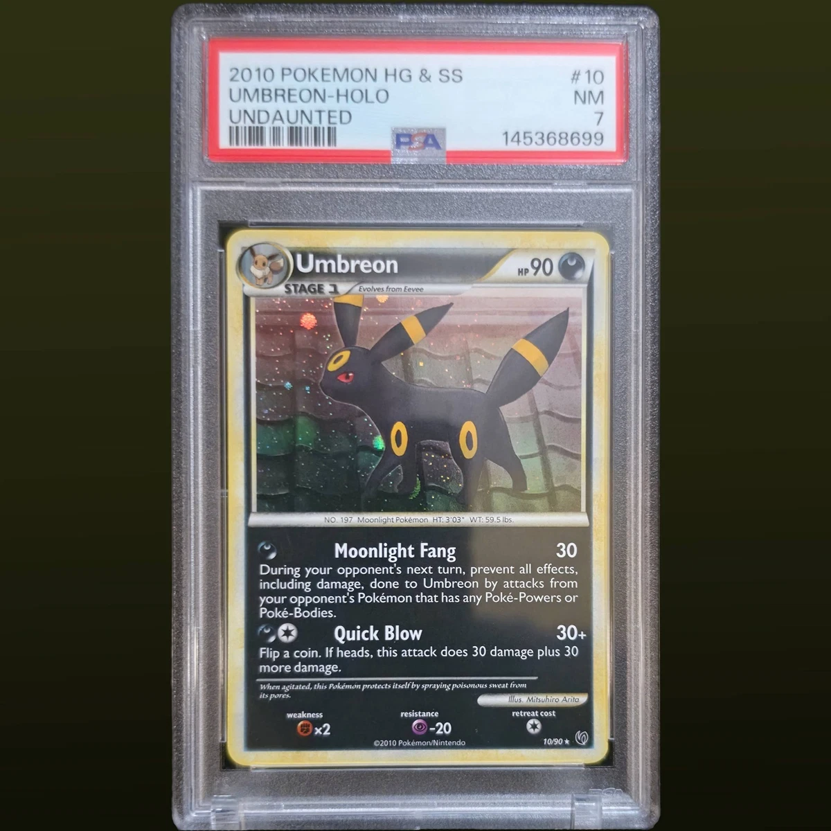 Umbreon Pokémon TCG Professional Sports Authenticator (PSA