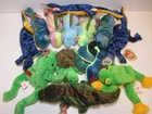 Vtg Lot of 13 Reptile & Amphibian Beanie Babies Iggy Speedy Legs Lizzy Ally