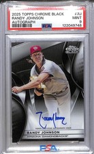 2025 Topps Chrome Black #CBA-RJ Randy Johnson PSA 9 MINT Auto Diamondbacks 