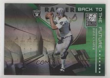 2007 Donruss Elite Back to the Future Green Dave Casper Tony Gonzalez HOF j2k